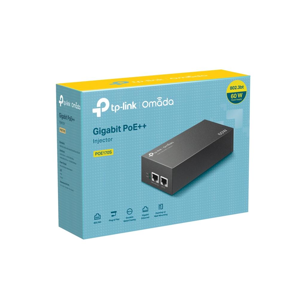 TP-Link Omada POE170S Power Injector PoE++ Adapter 60W