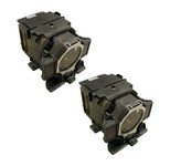 Beamerlampe für EPSON (ersetzt: ELPLP52, V13H010L52 (2 LAMPS SET))
