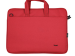 Trust Bologna Umweltfreundliche, schlanke Laptoptasche für 16 Zoll Laptops - Rot