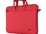 Trust Bologna Umweltfreundliche, schlanke Laptoptasche für 16 Zoll Laptops - Rot