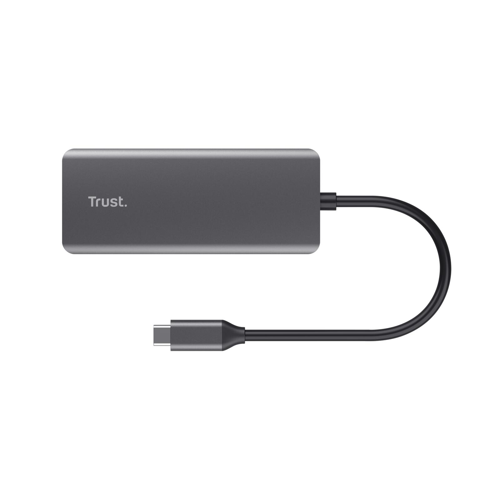 Trust Dalyx 6-in-1 USB-C Multi-Port Adapter - Silber