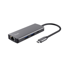 Trust Dalyx USB-C auf HDMI, USB, USB-C, Netzwerk