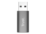 Trust Calyx Adapter USB-A auf USB-C, 2er Pack - Schwarz