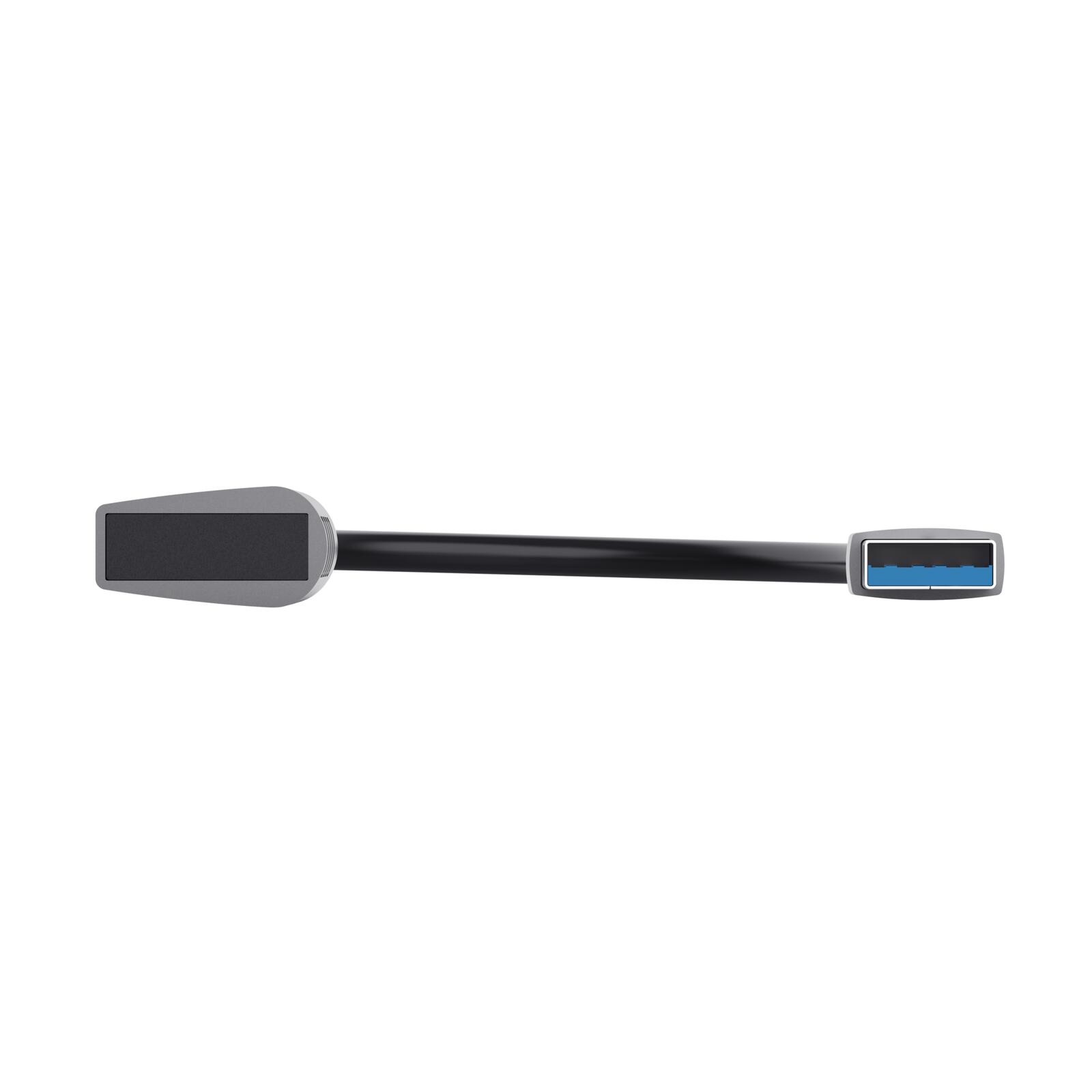 Trust Halyx USB 3.2 Gen 1-Hub mit 4 Anschlüssen - Grau