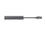 Trust Halyx USB 3.2 Gen 1-Hub mit 4 Anschlüssen - Grau