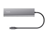 Trust Halyx 5er-Hub für USB-C - Silber