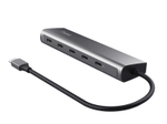 Trust Halyx 5er-Hub für USB-C - Silber