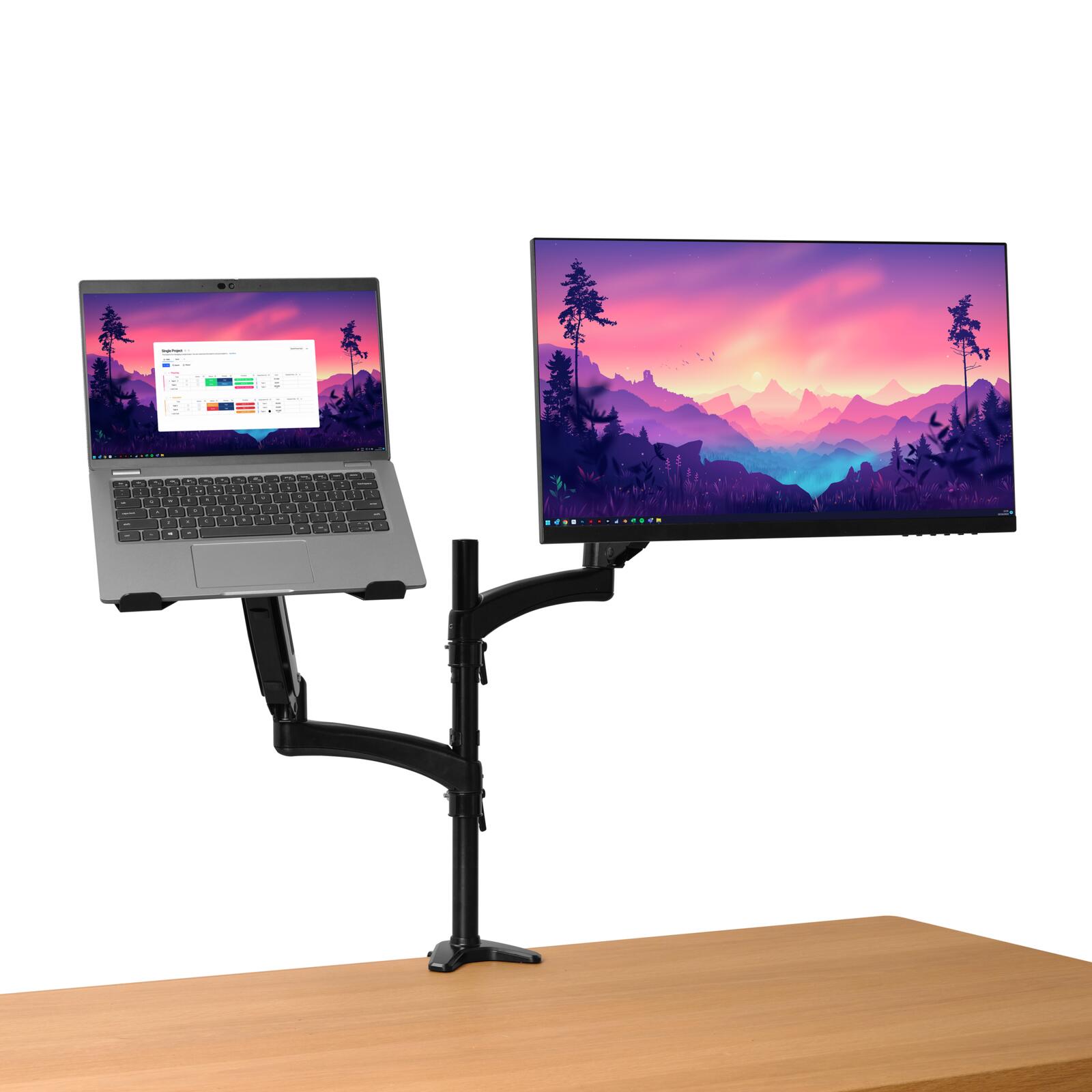 Trust Mara Monitor und Laptop-Arm - Schwarz