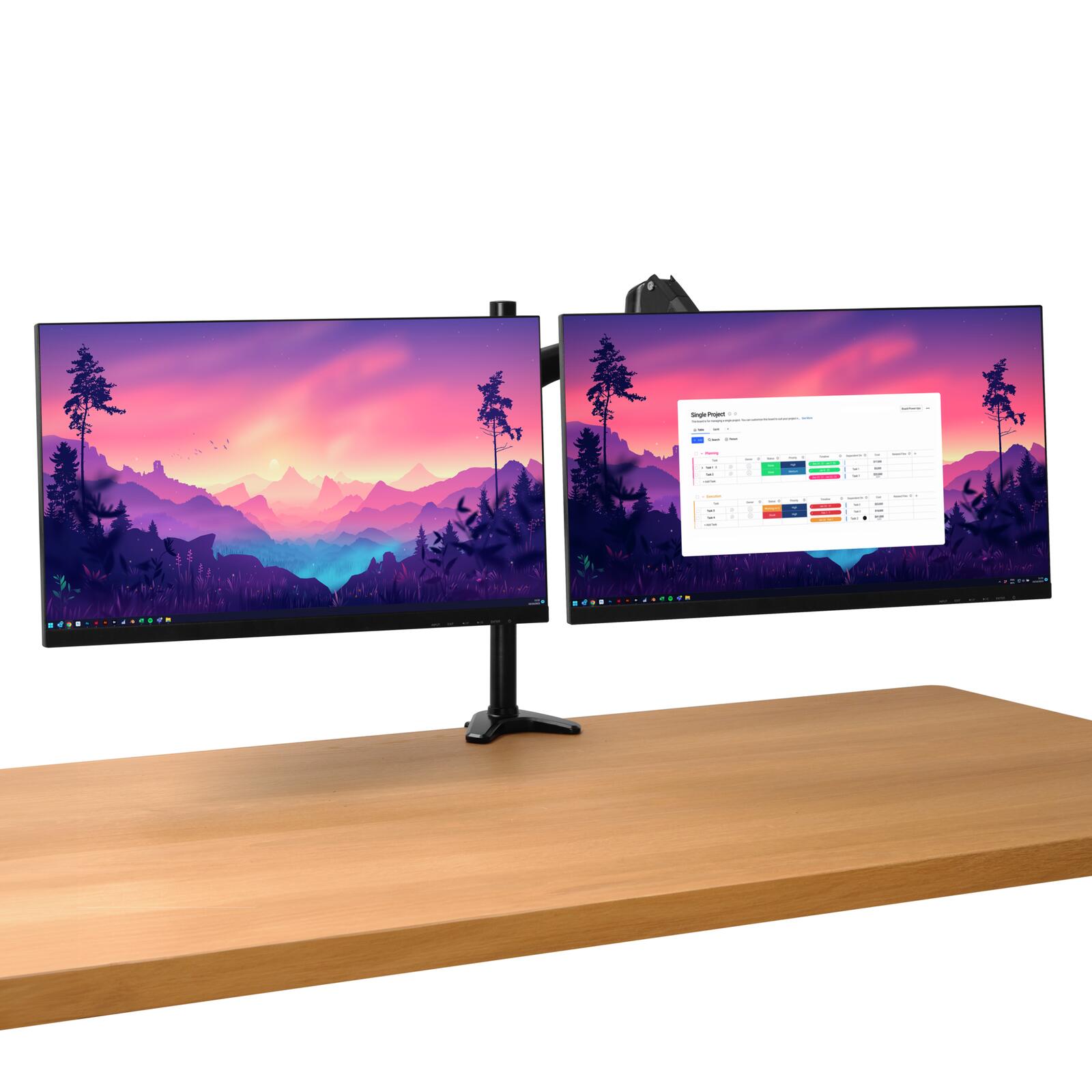 Trust Mara Monitor und Laptop-Arm - Schwarz