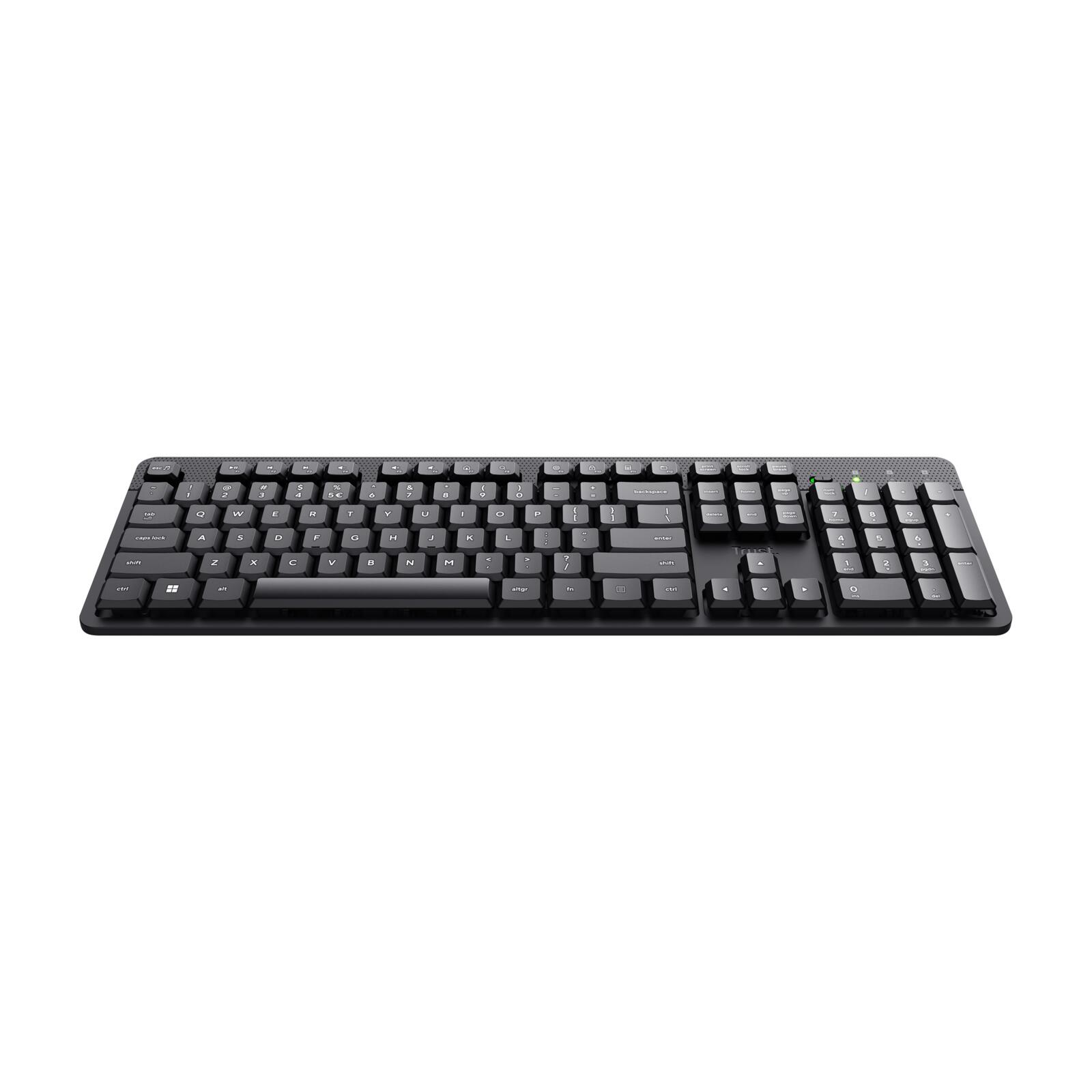 Trust Ody II Leise kabellose Tastatur - Schwarz DE