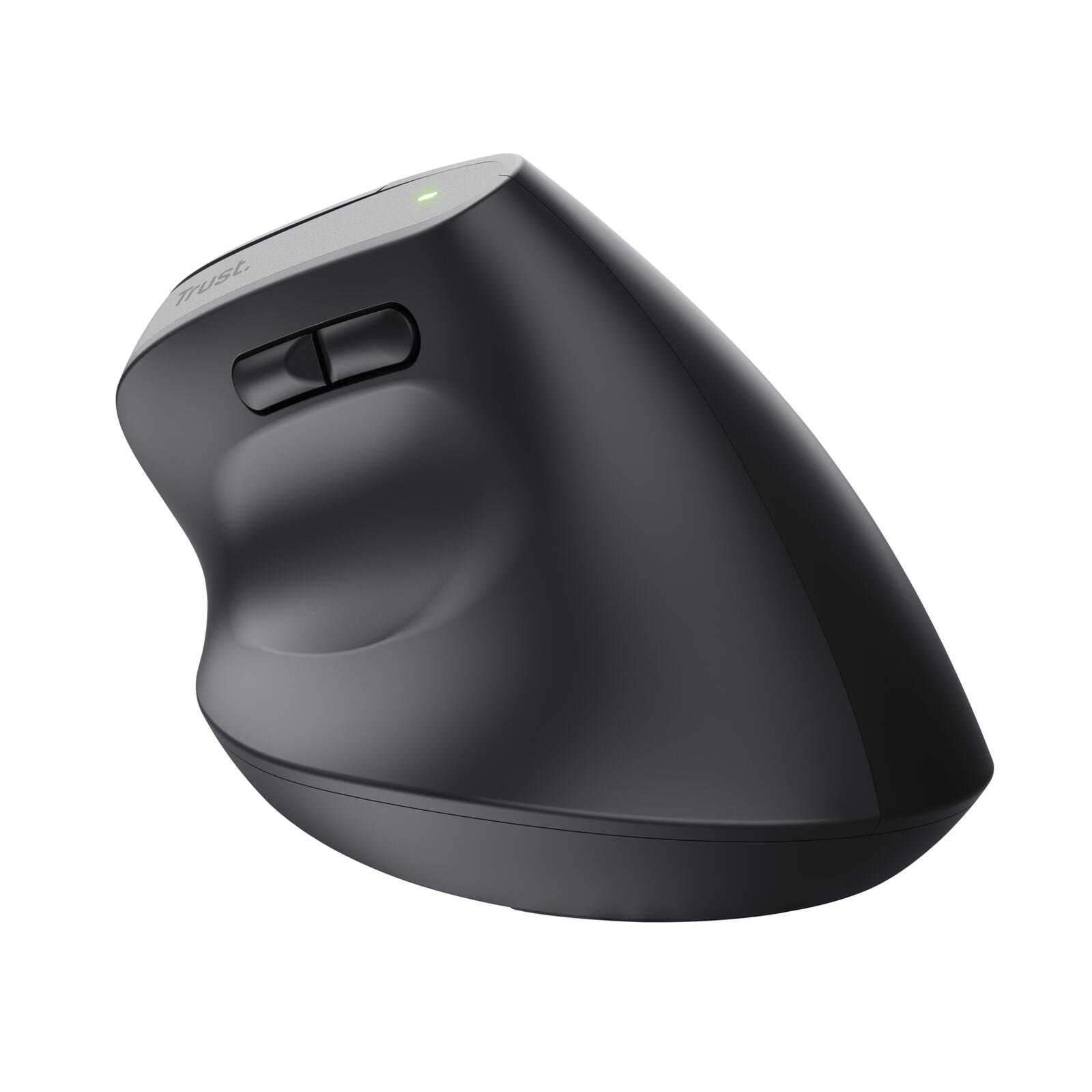 Trust Bayo+ Ergonomische kabellose Maus für mehrere Geräte - Schwarz
