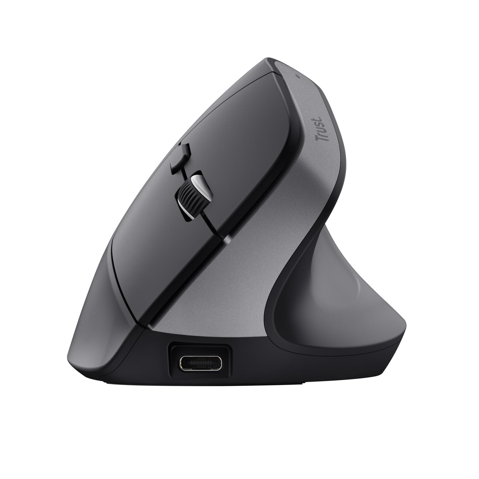 Trust Bayo+ Ergonomische kabellose Maus für mehrere Geräte - Schwarz