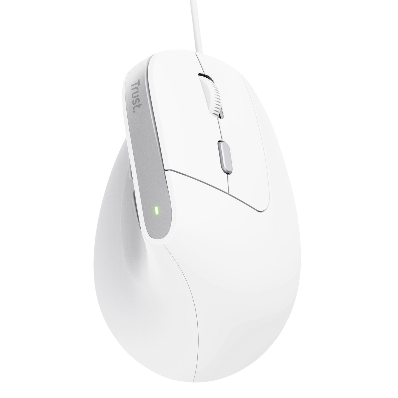 Trust Bayo II Ergonomische Maus - Weiß