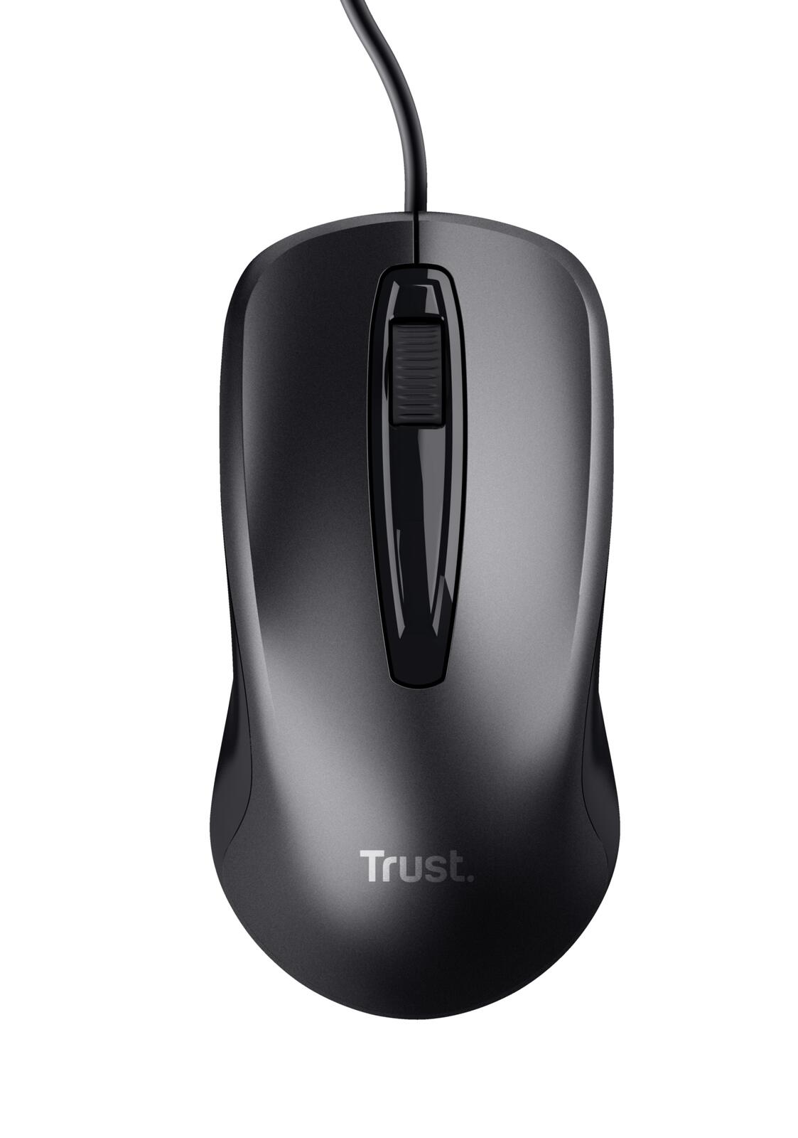 Trust Carve Optische Kabelmaus - Schwarz