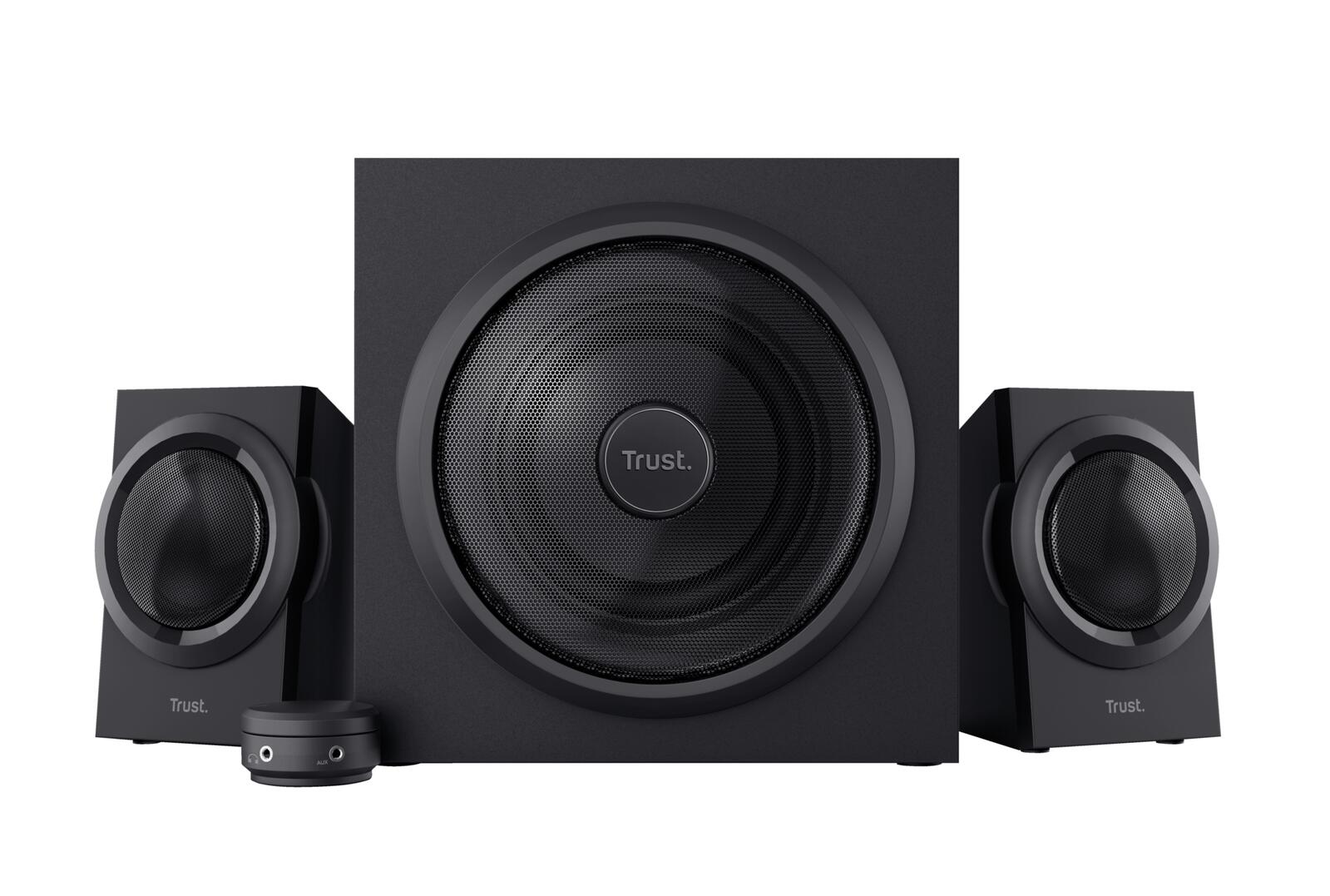 Trust Yuri 2.1-Lautsprecher mit Subwoofer - Schwarz EU
