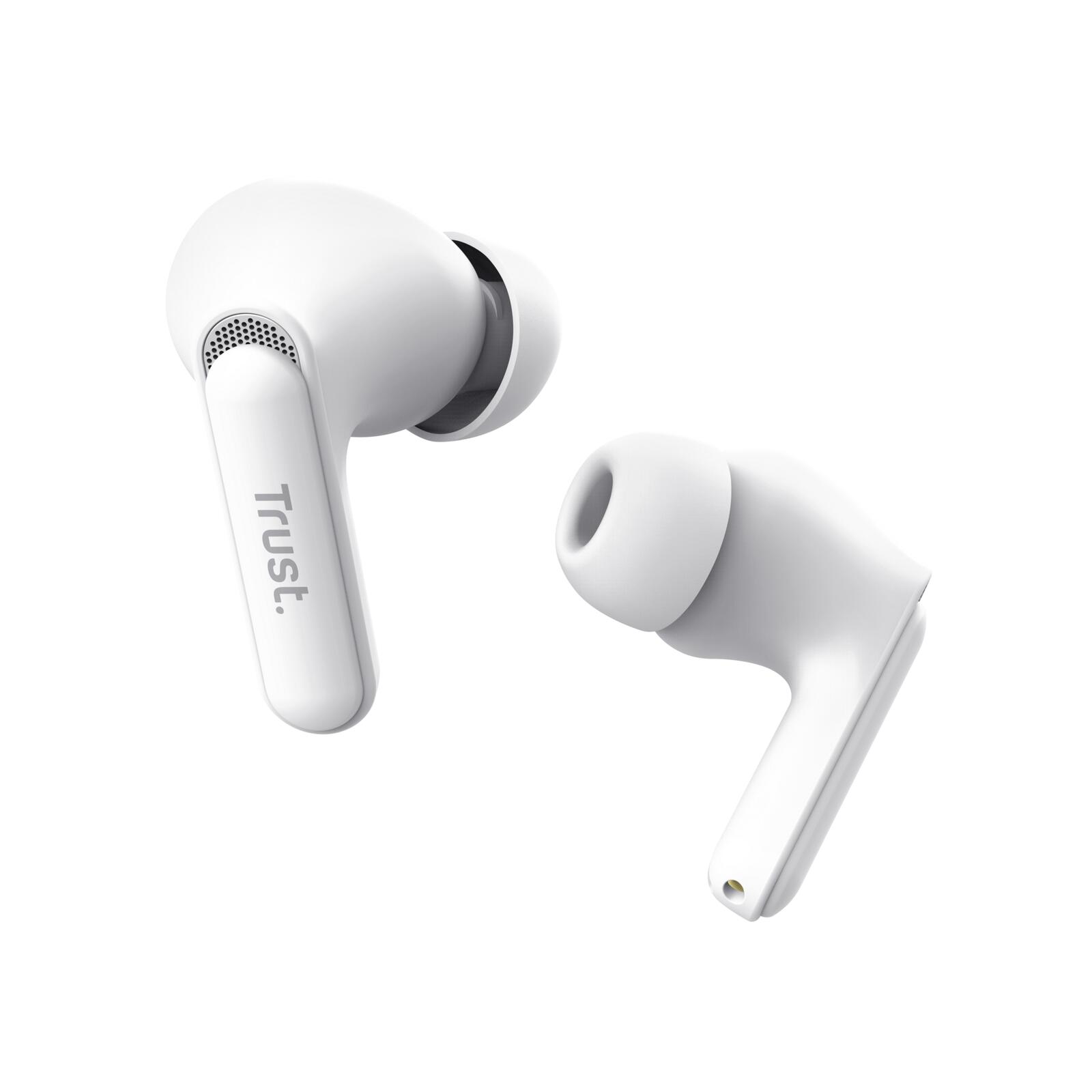 Trust Yavi Bluetooth-ENC-Ohrstöpsel - Weiß