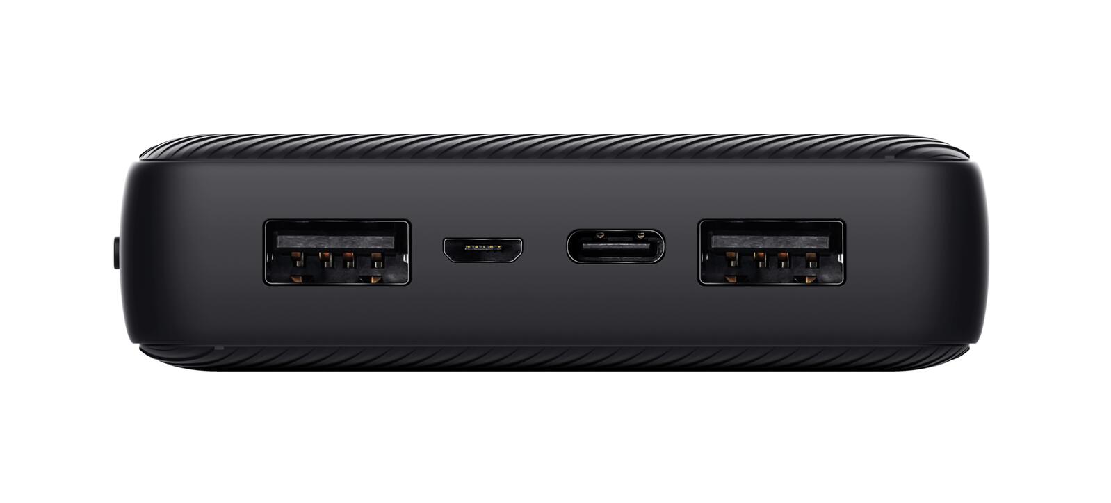 Trust Primo Leistungsstarke 20.000 mAh Powerbank - Schwarz