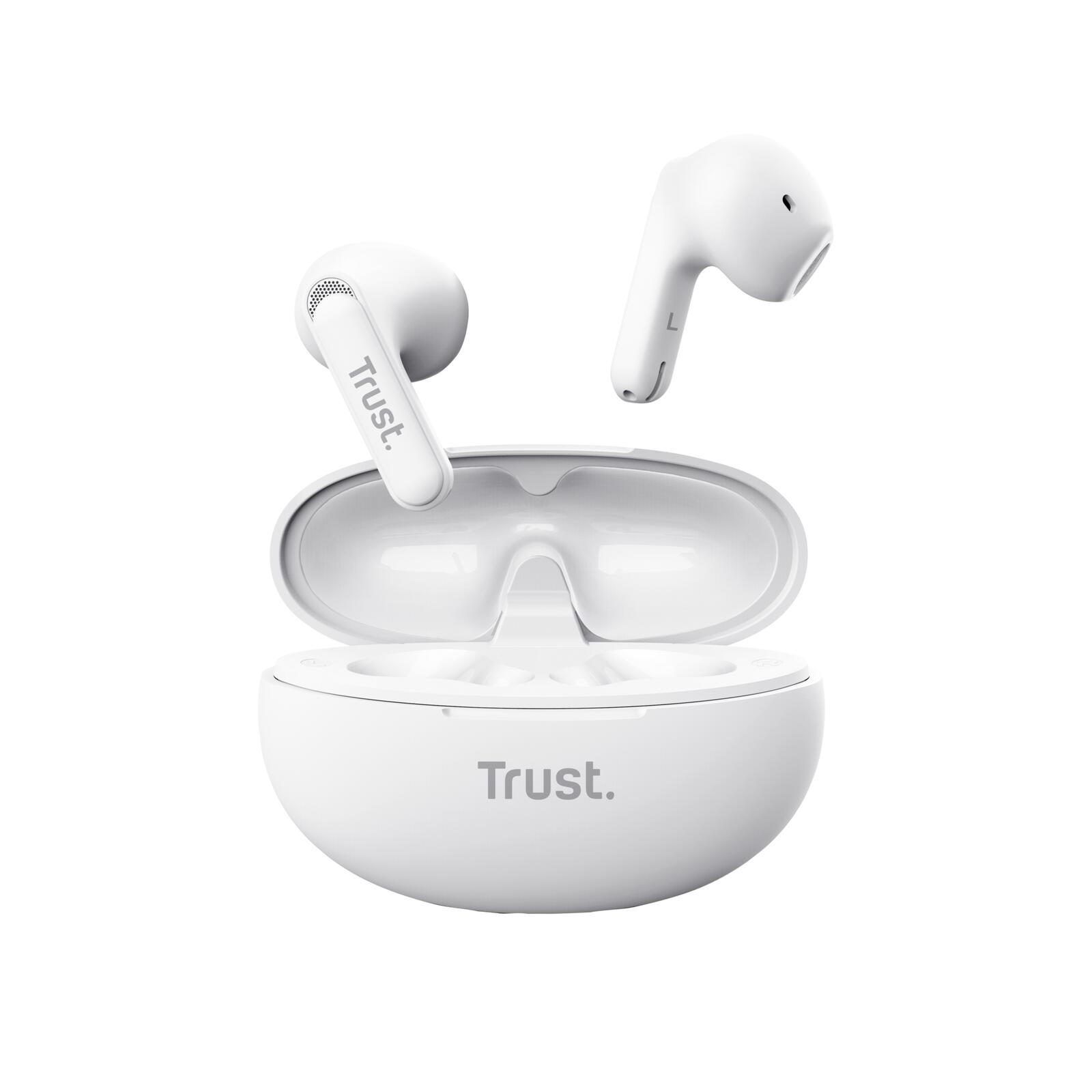 Trust Yavi Bluetooth-ENC-Ohrhörer - Weiß