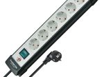 brennenstuhl Premium-Line Steckdosenleiste 6-fach, schwarz/lichtgrau