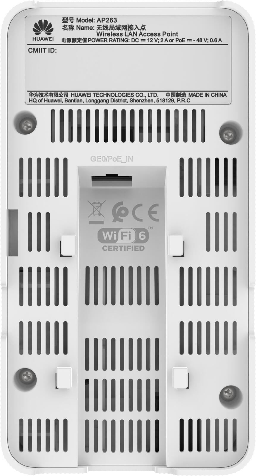 Huawei eKit Access Point A263 WiFi 6 802.11ax 2+2 DualBand Indoor