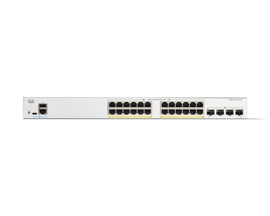 Cisco Catalyst 1300-24FP-4G Switch 24x 1GbE + 4x 1GbE SFP L3 managed