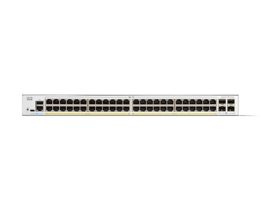 Cisco Catalyst 1300-48FP-4X Switch 24x 1GbE + 4x 10GbE SFP+ L3 managed