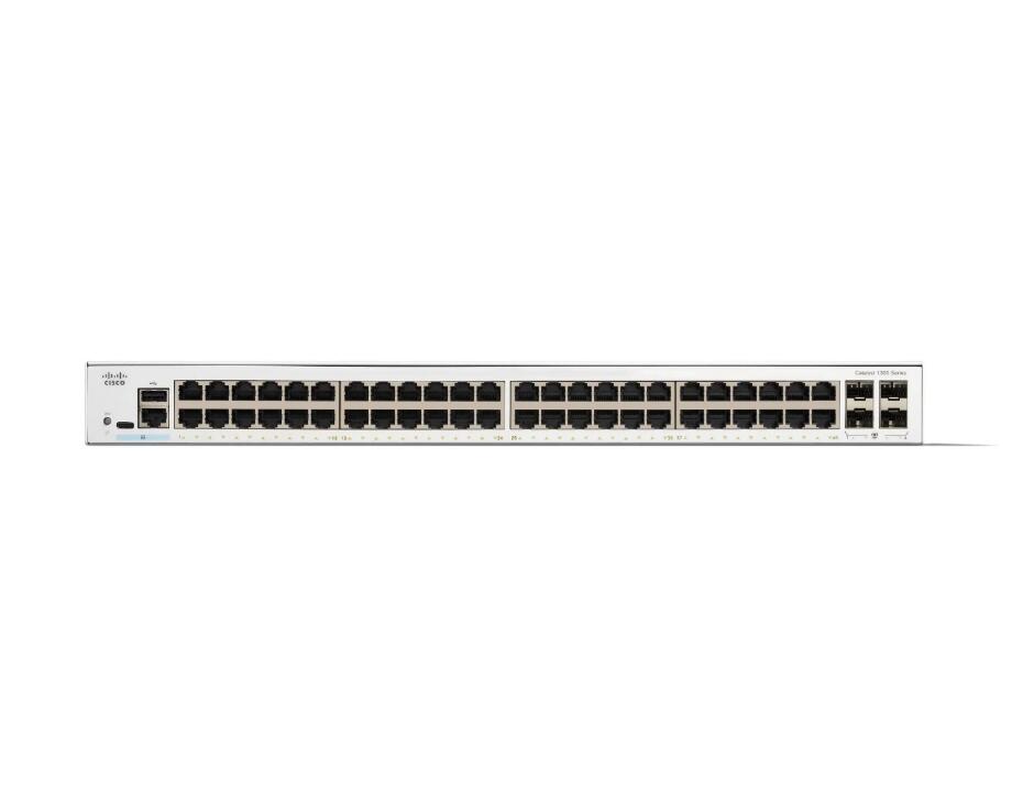Cisco Catalyst 1300-48T-4G Switch 24x 1GbE + 4x 1GbE SFP L3 managed