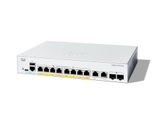 Cisco Catalyst 1300-8P-E-2G Switch 8x 1GbE PoE+ + 2x 1GbE RJ45/SFP Combo L3 managed