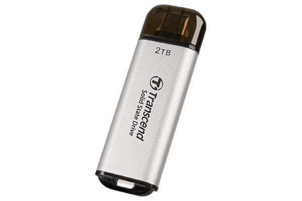 Transcend ESD300 Externe SSD 2 TB, silber