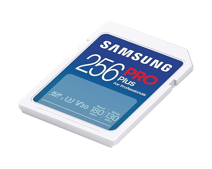Samsung PRO Plus MB-SD256SB Speicherkarte 256 GB mit USB Kartenleser