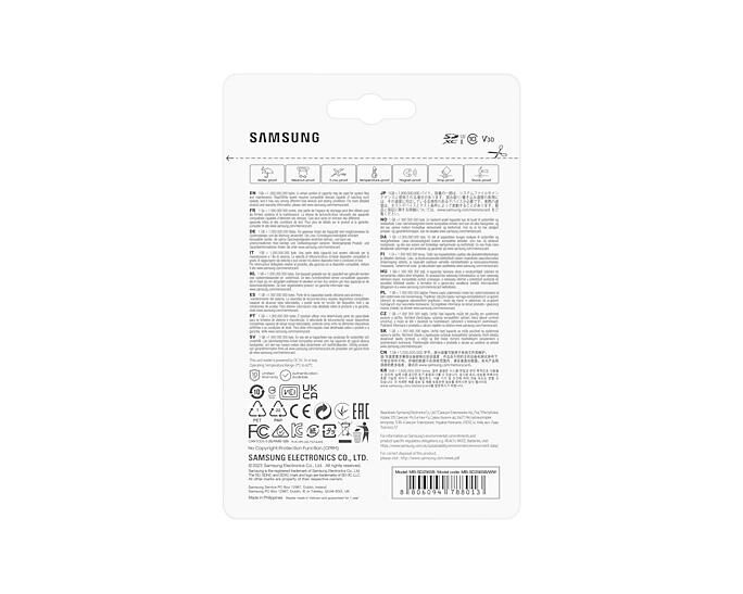 Samsung PRO Plus MB-SD256SB Speicherkarte 256 GB mit USB Kartenleser