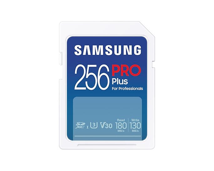 Samsung PRO Plus MB-SD256SB Speicherkarte 256 GB mit USB Kartenleser