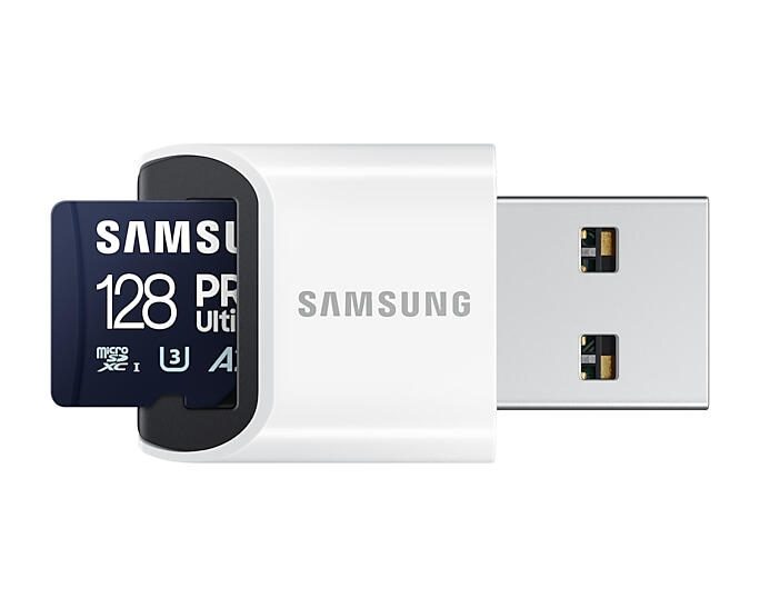 Samsung PRO Ultimate MB-MY128SB Speicherkarte 128 GB mit USB Kartenleser