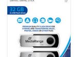 MediaRange MR911-2 USB-Stick 32 GB (Packung mit 2)