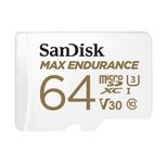 SanDisk Max Endurance microSDXC  Speicherkarte 64GB + SD Adapter