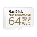 SanDisk Max Endurance microSDXC Speicherkarte 64GB + SD Adapter