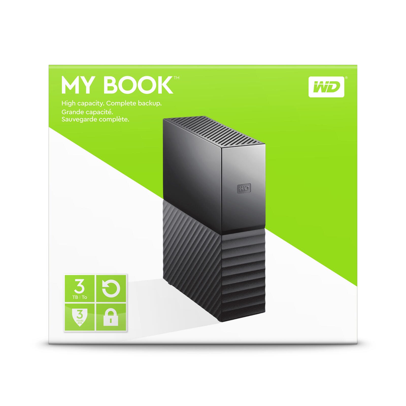 WD My Book Desktopfestplatte 3 TB  schwarz