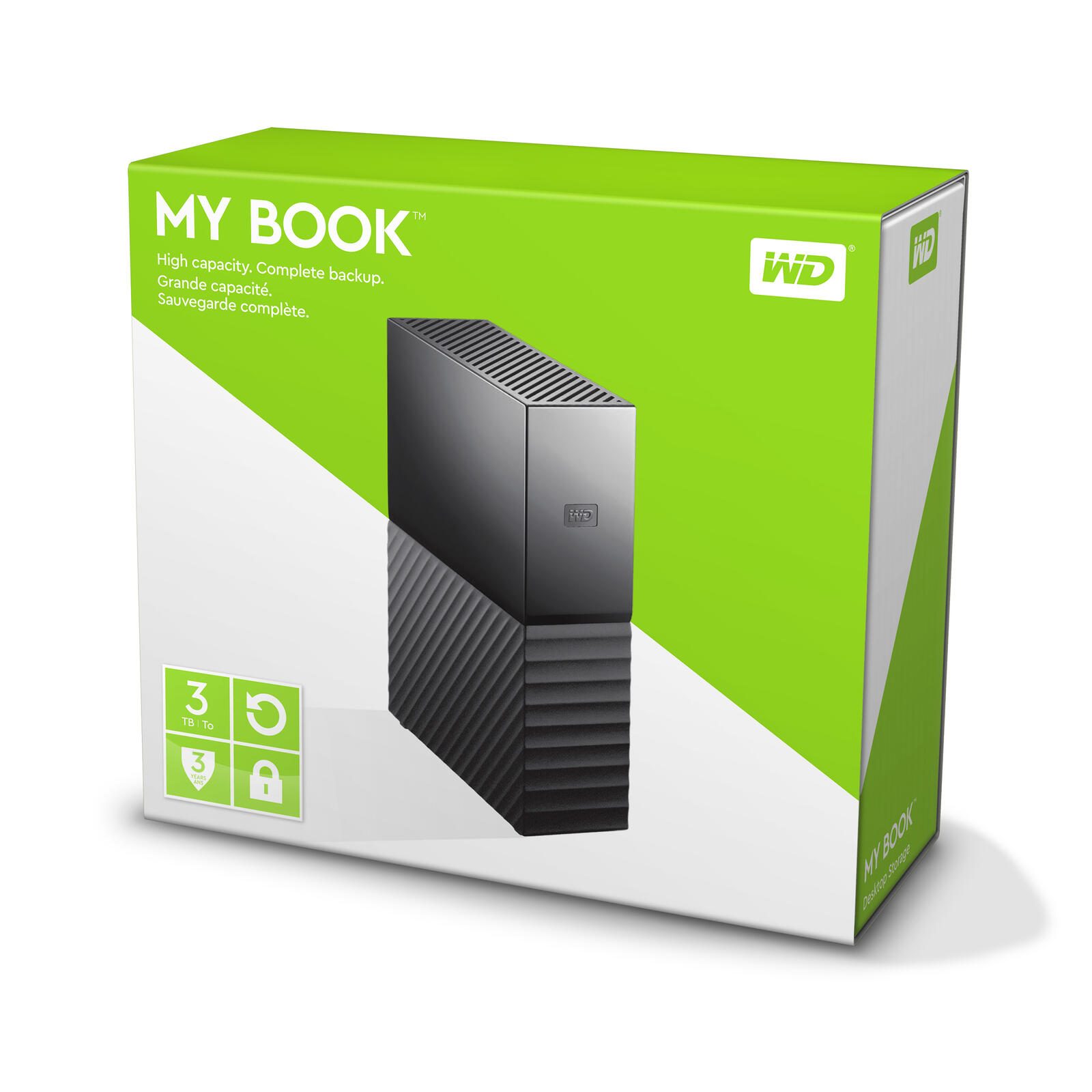 WD My Book Desktopfestplatte 3 TB  schwarz