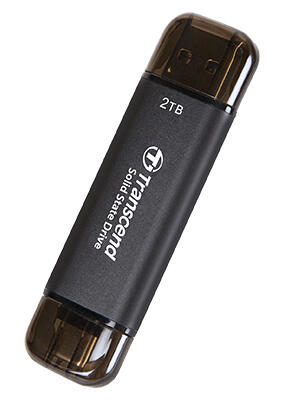 Transcend ESD310C Externe SSD 2 TB, schwarz