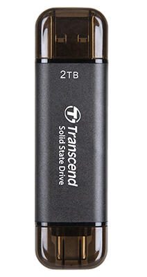 Transcend ESD310C Externe SSD 2 TB, schwarz