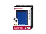 Transcend StoreJet 25H3B Externe Festplatte 4 TB, blau