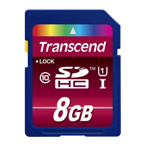 Transcend TS8GSDHC10U1 Speicherkarte 8 GB