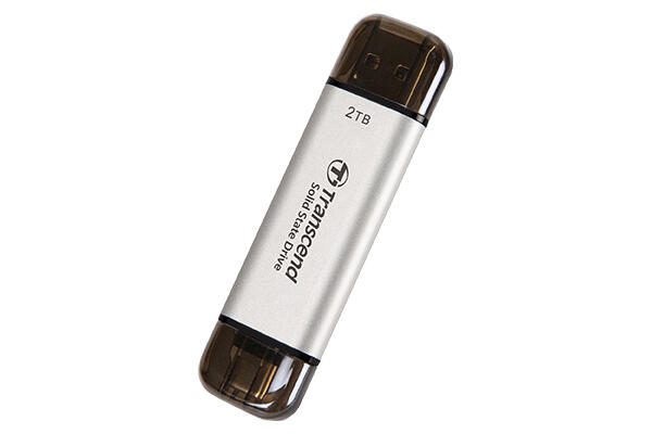 Transcend ESD310 Externe SSD 1 TB, silber