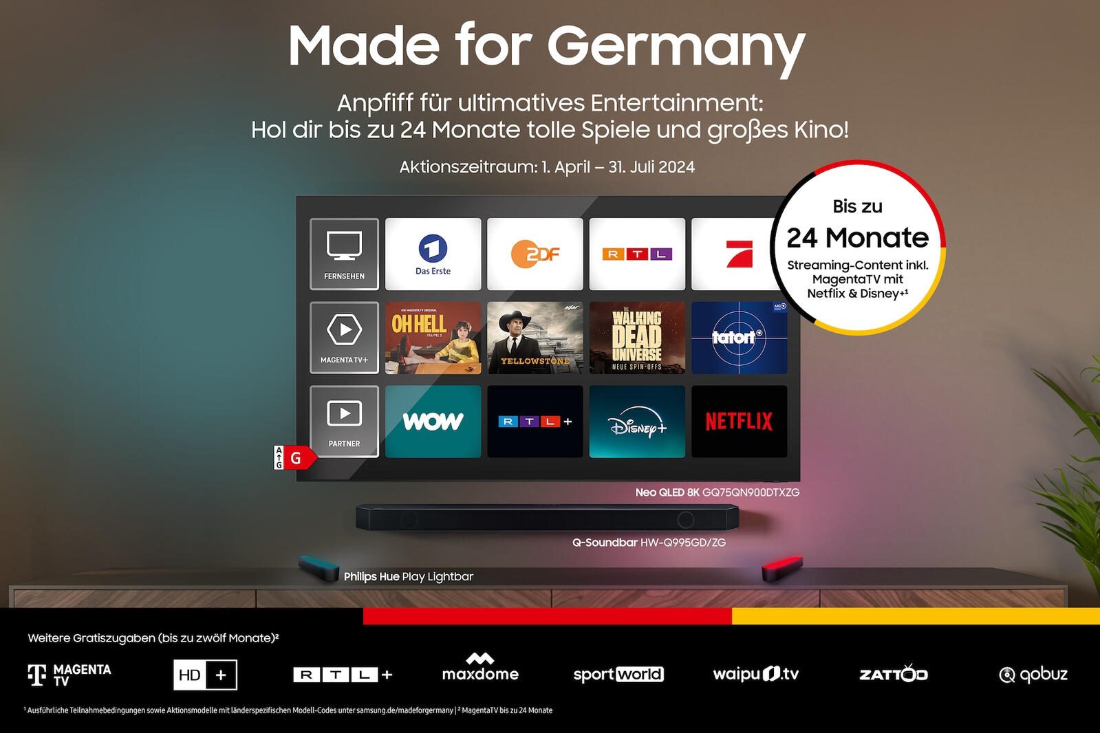 Samsung 75LS03D The Frame Smart TV 190,5 cm 75 Zoll