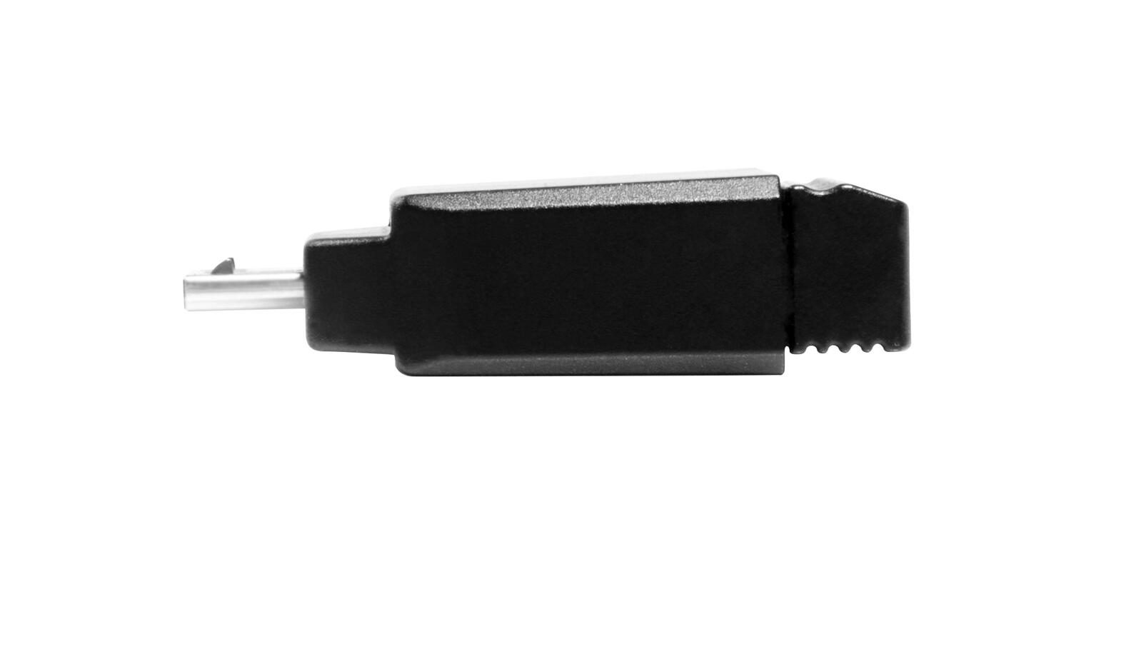 Verbatim Nano - USB-Stick 16 GB mit Micro USB-Adapter - Schwarz