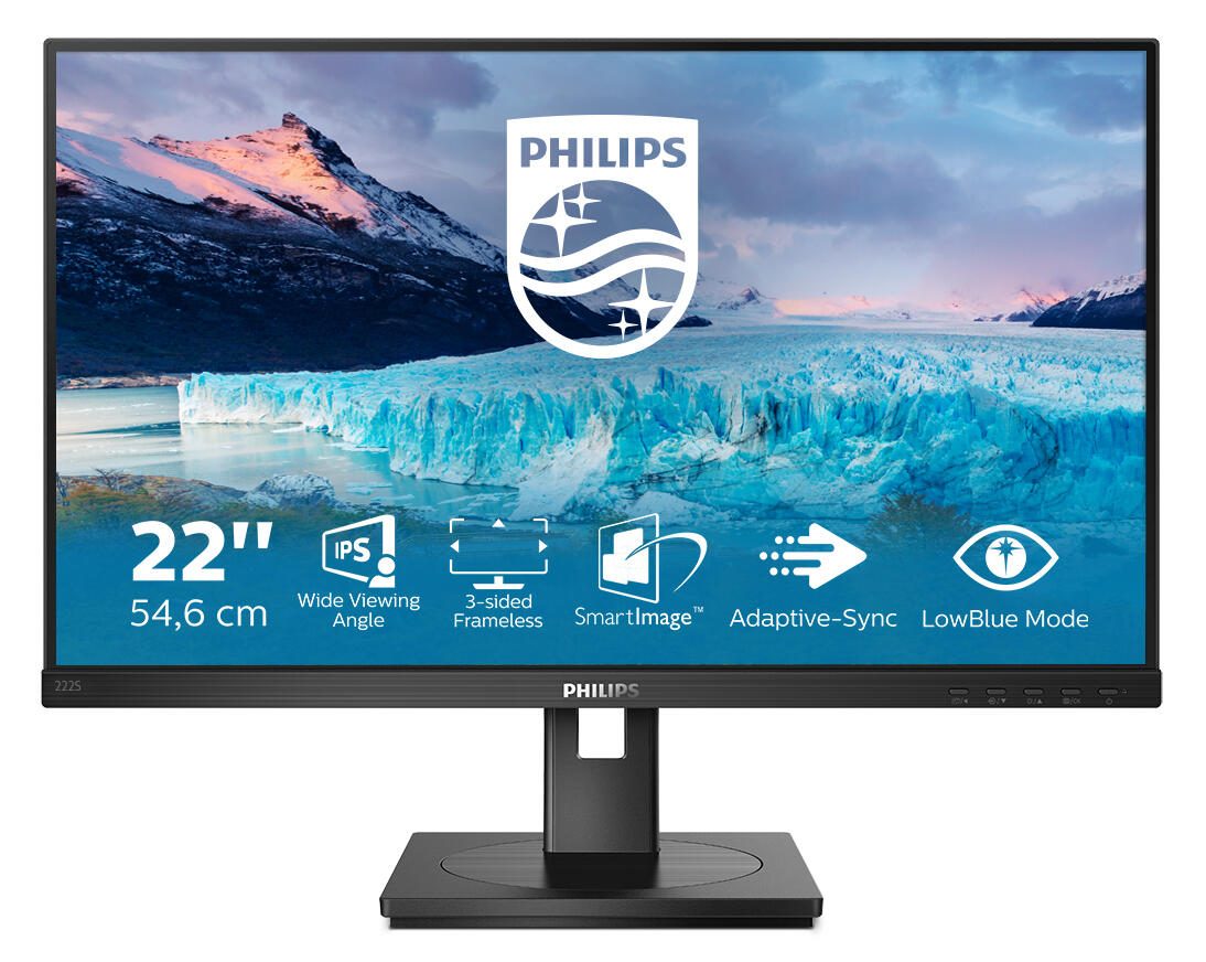Philips S Line 222S1AE/00 Full HD Display 54,6 cm (21.5")
