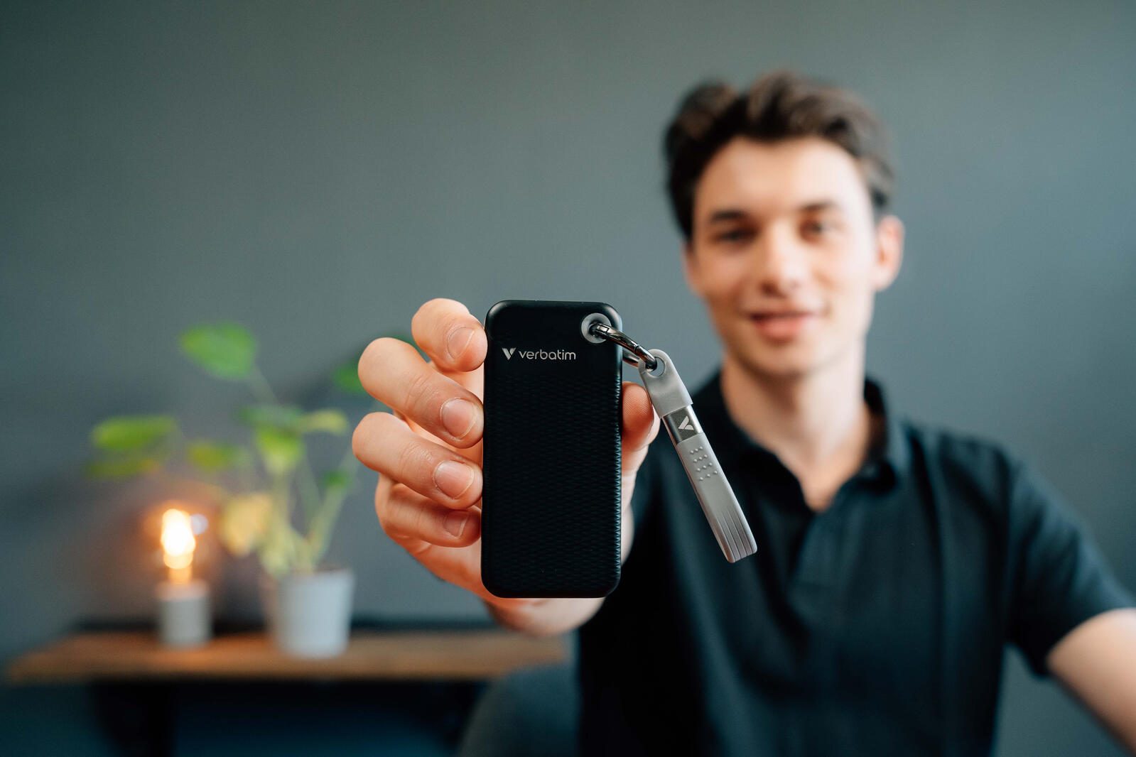 Verbatim Pocket SSD - 2 TB, Schwarz, Grau