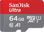 SanDisk Ultra microSDXC Speicherkarte 64GB + SD Adapter