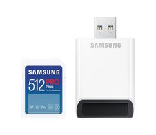 Samsung PRO Plus MB-SD512SB Speicherkarte 512 GB mit USB Kartenleser