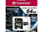Transcend GUSDU1 microSDXC Speicherkarte 64 GB